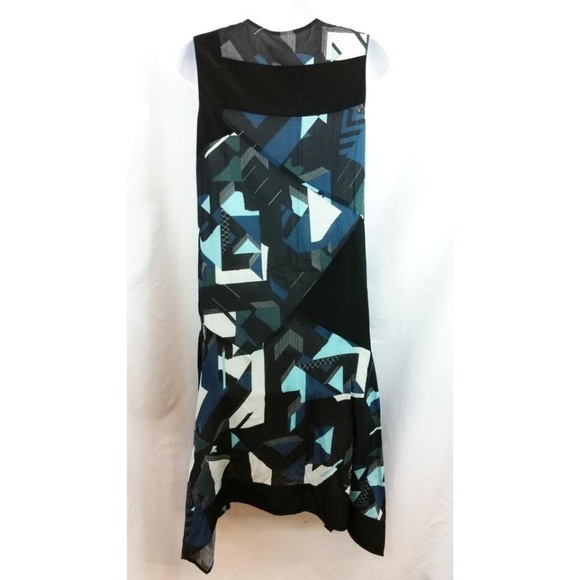 ICB New York Asymmetrical Hemline Cotton Dress - Picture 4 of 4